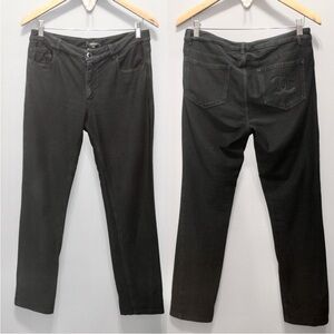 CHANEL Vintage Noir Black Denim Pants